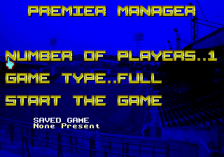 Заставка игры Premier Manager